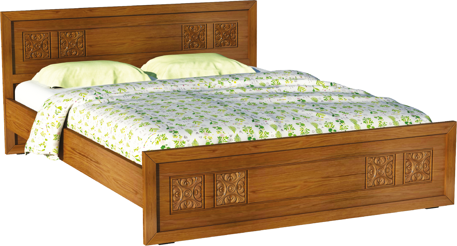 Wooden King Bed -EBDKH -904-4-30