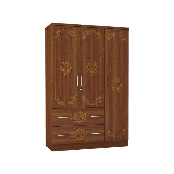 Cupboard Three Door with Drawer-ECBH-607-30